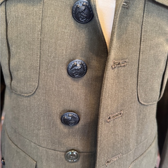 USMC Vintage Vietnam Era Marine Corps Green Dress Uniform Jacket - Picture 8 of 10